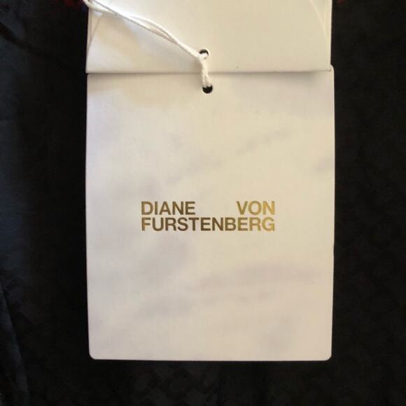 DVF Diane von Furstenberg NWT Bien Graphic Print Double Breasted Blazer Size 6 - Picture 8 of 16